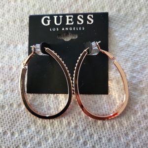 Guess ear hoops